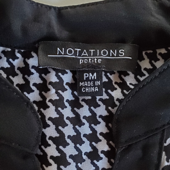 Notations houndstooth button down size mp - Picture 2 of 6